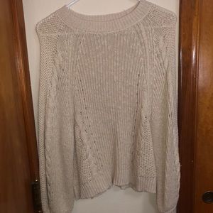 Beige American eagle sweater